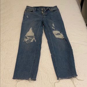 Target “Wild Fable” distressed, high waisted jeans